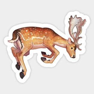 Cozy Fallow Deer Sticker